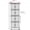 Cherry, variant on Corner Kitchen Pantry Storage Cabinet with 8 Doors Tall Cabinet, 4-Tier 72 Farmhouse Bookshelf Cabinet for Living Room OAK