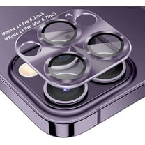 IPhone 14 Pro/Pro/iPhone 14 Pro Max Camera Lens Protector, Aluminum Alloy Metal Tempered Glass Cover Camera Screen Protector Accessories, Case Friendly for iPhone 14Pro / 14 ProMax 2022