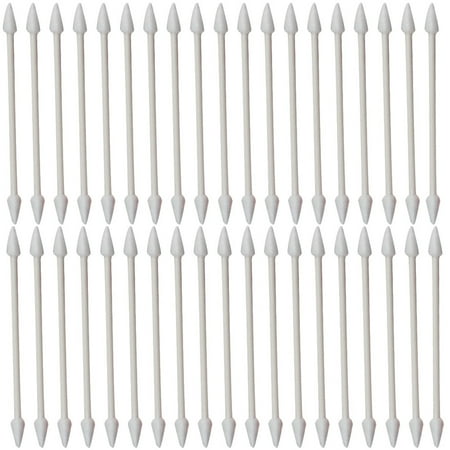 NUOLUX 150pcs of 3 Bag Double Head Make Up Swab Sanitary Wounds Cleaner Absorbent Cotton Swabs Cleaning Swab for Home Travel (Independent Single Package)