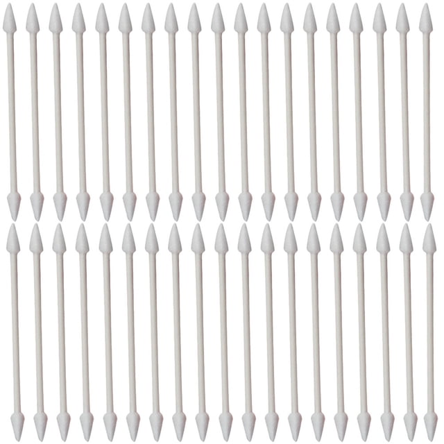 EeaseMX 150 hisopos de algodón absorbentes con 3 cabezales para limpieza de heridas, ideales para viajes en casa (paquete individual independiente)