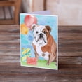 thumbnail image 2 of Happy Birthday English Bulldog Greeting Cards and Envelopes Pack of 8, 2 of 2