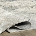 thumbnail image 6 of Nuloom Luca SpinClean Abstract Splatter Machine Washable Area Rug, 5' 3" x 7' 6", Luca Light Beige, 6 of 10