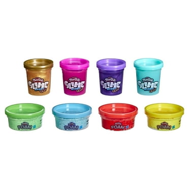 Play-Doh Hydroglitz Slime and Foam Play Dough Set - 8 Color (8 Piece)