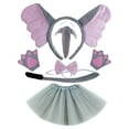 thumbnail image 1 of Conjunto de disfraz de de Pascua, pajarita para la nariz, cola, tocados para fiestas temáticas de animales, accesorios para festivales,, 1 of 9