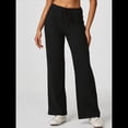 thumbnail image 4 of Pantalones Deportivos Anchos para Mujer con Bolsillos, Estilo Y2K Negro L, 4 of 9