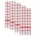 thumbnail image 2 of DII Red Windowpane Terry Dishtowel (Set of 4), 2 of 6