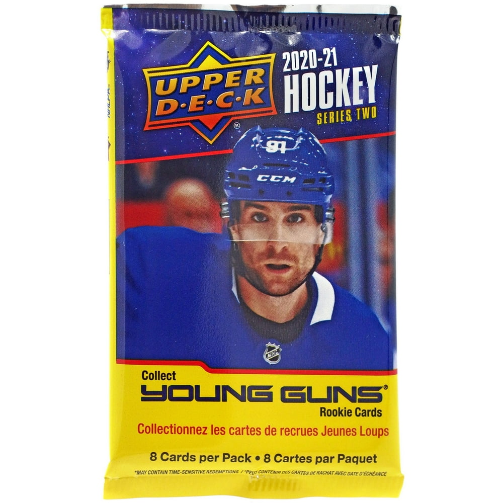 NHL 202021 Series 2 Hockey Trading Card Pack [8 Cards]