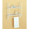 Neu Home Devant 2-Tier Bathroom Shelf with Towel Rack