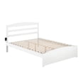 thumbnail image 6 of AFI Warren 14" Queen Wood Platform Bed Frame with Headboard and Footboard, White, 6 of 10
