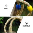 thumbnail image 4 of 8 piezas de juegos de aros para lanzar, juguetes para niños para exteriores, círculos para niños, virola de cuerda natural de madera, 4 of 6