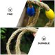 thumbnail image 2 of Juego de playa con anillo de férula de cuerda natural para exteriores para niños, 20 piezas, juego de lanzamiento de madera para niños, padres e hijos, 2 of 6