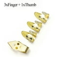 thumbnail image 3 of Guitar Finger Picks 6 Index Fingers + Adjustable Metal Banjo Fingerstyle Pick Finger Protector, 3 of 7