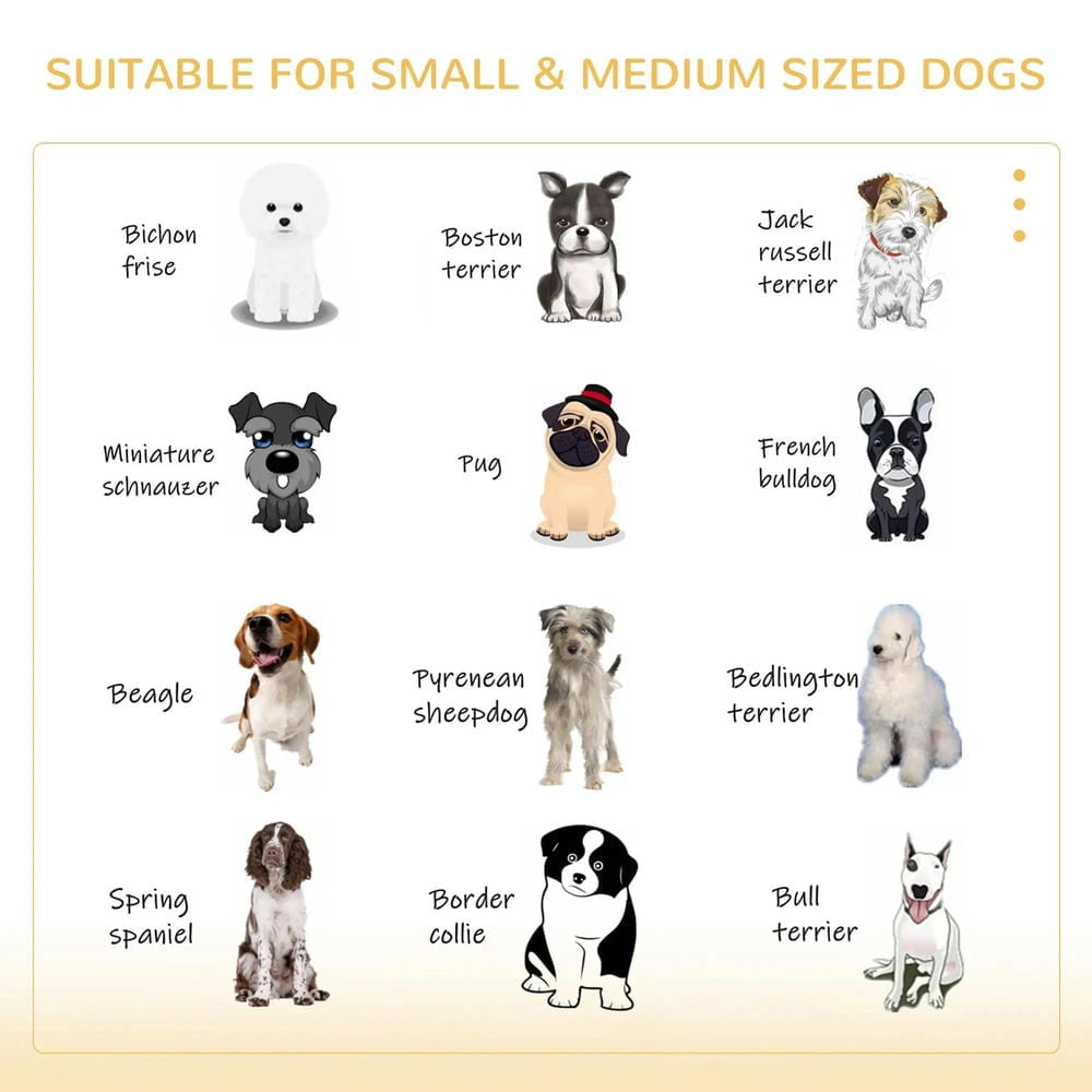 Yardi Yarda Furniture Style Dog Crate End Table with Removable Door Panel, Dog Crate Bed with Foam Cushion, Safety Lock, Indoor Use, for Small & Medium Dogs, Brown