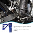 thumbnail image 3 of Raindrops 1Set Durable Aluminum Alloy Rear Brake Pedal and Shifter Lever Tip Set for Motorcycle Blue, 3 of 6