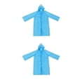 thumbnail image 1 of Yuarrent 1 Uds. Chubasquero desechable grueso para niños, Poncho con capucha para niños, Material impermeable de PEVA, impermeable portátil Type6 NO6, 1 of 6