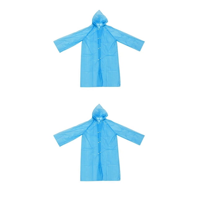 Yuarrent 1 Uds. Chubasquero desechable grueso para niños, Poncho con capucha para niños, Material impermeable de PEVA, impermeable portátil Type6 NO6