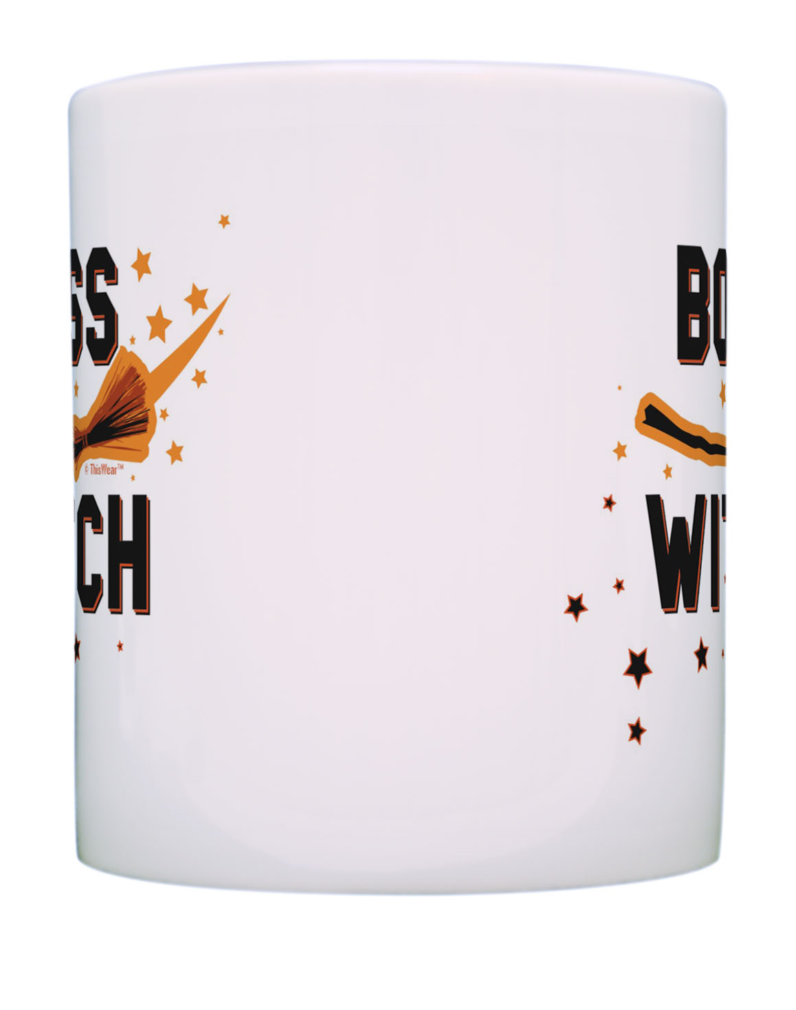 ThisWear Pun Gifts Boss Witch Halloween Mug Set Broomstick Witch Cup 11 ounce 2 Pack Coffee Mugs - image 3 of 4