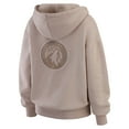 thumbnail image 3 of Women's WEAR by Erin Andrews  Tan Minnesota Timberwolves Washed Pullover Crewdie, 3 of 5