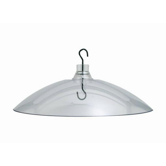 Audubon Heavy Duty Clear Hanging Squirrel Baffle with Hanging Clip, Clear
