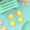 thumbnail image 3 of PlayVital Switch Joystick Caps, Switch Lite Thumbstick Caps, Silicone Analog Cover for Switch OLED Joycon Thumb Grip Rocker Caps for Nintendo Switch & Switch Lite - Bright Yellow, 3 of 7