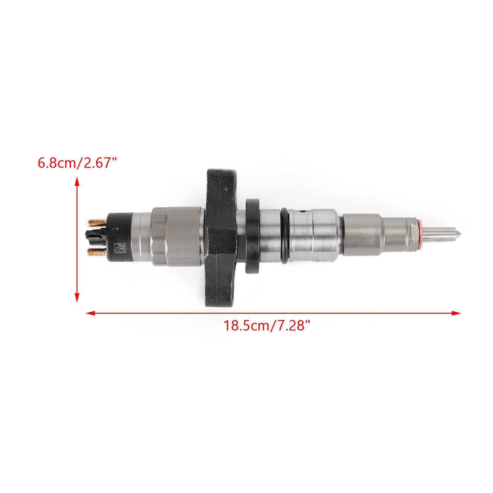 6PCS Common Rail Fuel Injector 0445120255 fit for Dodge Ram 2500 2003-2004 Cummins