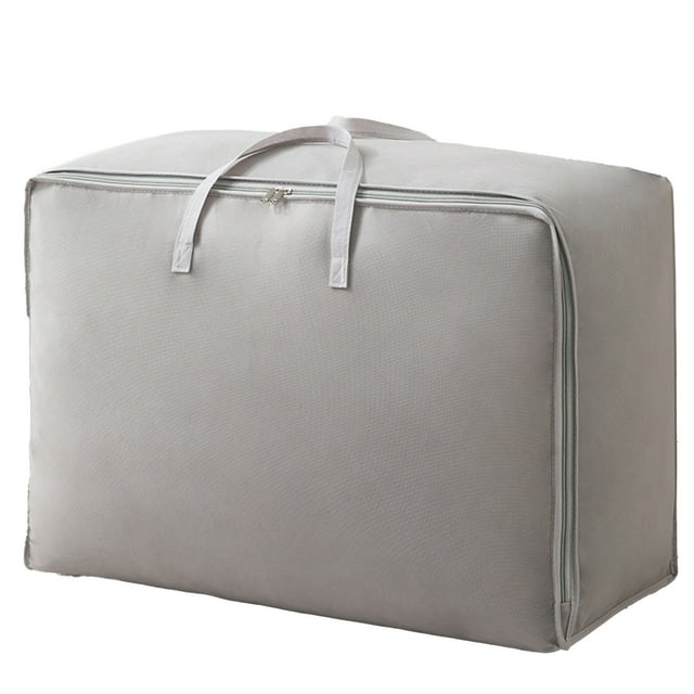 CSChome Sac de Rangement pour Vêtements Imperméable Organisateur de Rangement pour Vêtements Grande Capacité Fermeture Éclair Forme Oblongue pour la Maison