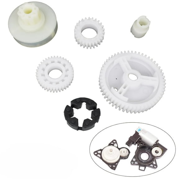 6Pcs Power Window Gear Motors Lift Regulator Repair Kit Replacement Compatible with Mazda 3 Sport 5 6 CX-7 CX-9 RX8 G22C5958X Front/Rear