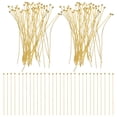 thumbnail image 1 of 100 alfileres de bola de cabeza redonda para hacer joyas, pendientes, pulseras y accesorios., 1 of 5