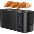 thumbnail image 2 of Zovoty  4 Slice Long Slot Stainless Steel Toaster, Warming Rack & 6 Toast Settings, 2 of 4