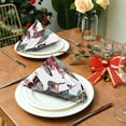 thumbnail image 3 of GZHJMY Bird Floral Cloth Napkin Hummingbird Hibiscus Butterfly Gorgeous Kitchen Dining Table Decor for Cocktail Gathering Holiday Party Wedding Everyday Use 1 Pack 20" × 20", 3 of 6