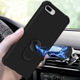 thumbnail image 3 of Apple iPhone 8 Plus/7 Plus/6 Plus Case Magnetic Ring Kickstand Hybrid Tuff Armor Rubber Protective 3 Layer Heavy Duty ,Xpm Phone Cover for iPhone 8 7 6 PLUS - Black, 3 of 7