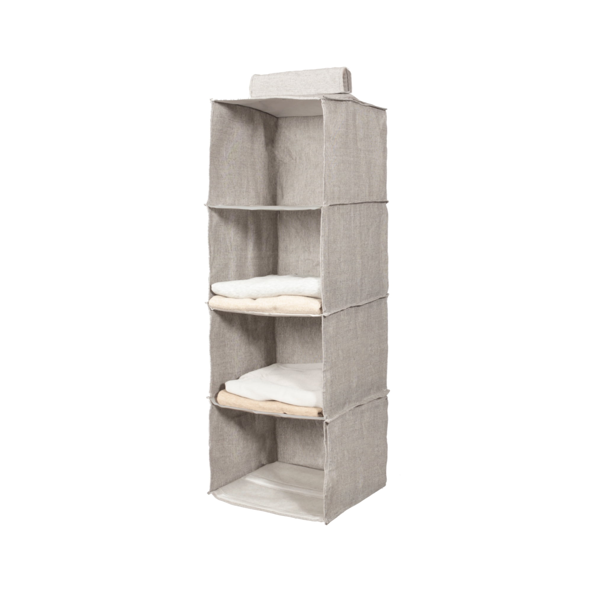 4Level Sweater Organizer, Oxford Range, Grey Beige, by Compactor