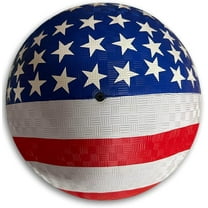 USA Patriotic KickBall 8.5 inch American Flag Playground Ball Needle, Bouncy Ball Dodgeball