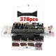 thumbnail image 1 of Kit De Accesorios Para Herramientas Rotativas De Rueda De 378 Piezas. Incluye Cera Para Pulir, Broca, Disco De Corte De Resina, Fieltro De Lana, Punta De Pulido De Fieltro, Biela, 1 of 6