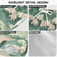 thumbnail image 2 of FORMRS Boys Swim Trunks Quick Dry Mesh Liner Boardshorts Sizes XS-XL, Green Wave Pattern, 2 of 7