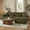 Right Facing+Olive Green, variant on L-Shaped Modular Sectional Cloud Couch, 108" Boneless Couches for Living Room, No Assembly Required Corduroy Sofa with Deep Seat and Chaise, Dark Gray, Left Facing