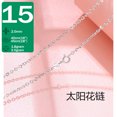 thumbnail image 1 of TrustDavis Real 925 Sterling Silver Necklace Water-wave Snake Beads Box Chain 40/45cm Necklace For Woman Necklace Jewelry DC25, 1 of 5