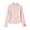 Pink, variant on Girl Mock Neck Long Sleeve T Shirt Soft Basic Pullover Top Print Sweatshirt
