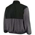 thumbnail image 3 of Men's Black/Charcoal Texas Longhorns Big & Tall Puff Full-Zip Jacket, 3 of 3
