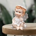 thumbnail image 4 of Estatuilla de Ángel Adorable de estilo europeo artesanítua de niña creativa Memorial manos individuales Zulema estatuas de ángeles, 4 of 8