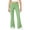 A282 Green, variant on Girls High Waisted Flare Pants, Stretchy Bootcut Yoga Leggings, Comfortable Athletic Trousers for Workout, Running, and Casual Loungewear
