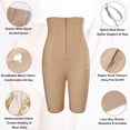 thumbnail image 3 of Eleady Women Body Shaper Shorts High Waist Zipper & Hook Waist Trainer Shapewear Butt Lifter Comfort Thigh Slimmer(Beige Small), 3 of 8