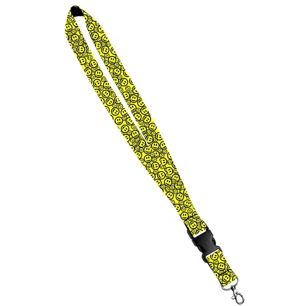Print Lanyard Satin Key Lanyard With Side Release Buckle and Snap, ID