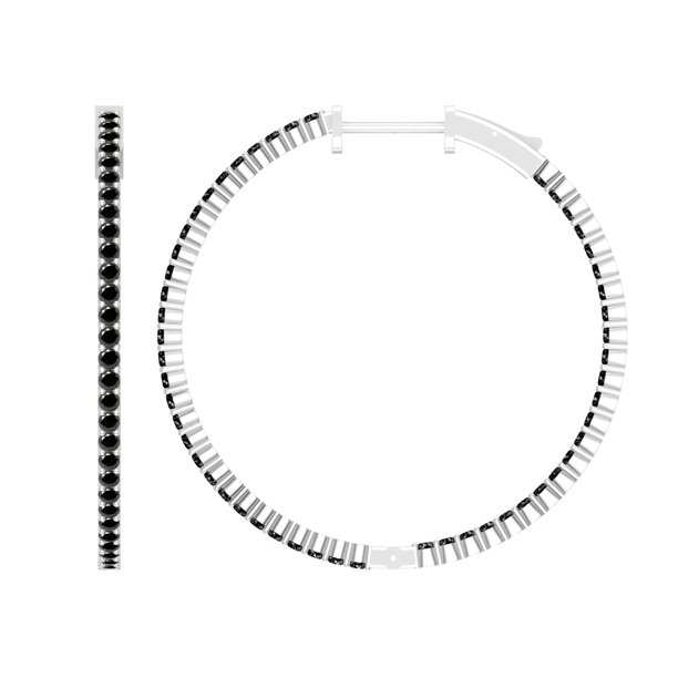 御殿場 アウトレット Dazzlingrock Collection Sterling Silver Womens Round Black Color Enhanced D ファッション 腕時計 アクセサリー 問屋直販 Www Sanantoniointernacional Com