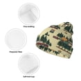 thumbnail image 3 of Lsque Camping Caravan 1 Pattern Knitted Beanie, Unisex Winter Hat, Knit Hat Winter Beanies Thick Fisherman Beanies Cuffed Plain Skull Caps, 3 of 6