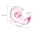 thumbnail image 2 of Unique Bargains Tape Dispenser Double-Side Handheld Tapes Cutter Holder, Pink 5 Pack, 2 of 5
