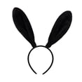 thumbnail image 3 of Bunny Ears Diadema Cosplay Hair Hoop Headpiece Party Supply Lovely Animal Ears Hairband Headwear para celebración Juego de rol de Pascua , negro Salvador Sombreros, 3 of 9