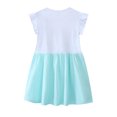 thumbnail image 5 of WIBACKER 2-7T Little Girl Cotton Casual Dress Ruffled Sleeve Unicorn Tunic Shirt Dresses, 5 of 6