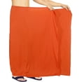 thumbnail image 2 of HAPPY BAY Men's Pareo Standard Swimsuits Sarong Full Beach Wrap One Size Orange-AA772 Summer Vacation Aloha, 2 of 3
