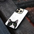thumbnail image 4 of FINCIBO Soft Rubber Protector Cover Case for Apple iPhone 14 Pro Max 6.7" 2022, Animal Black White Tuxedo Cat, 4 of 5